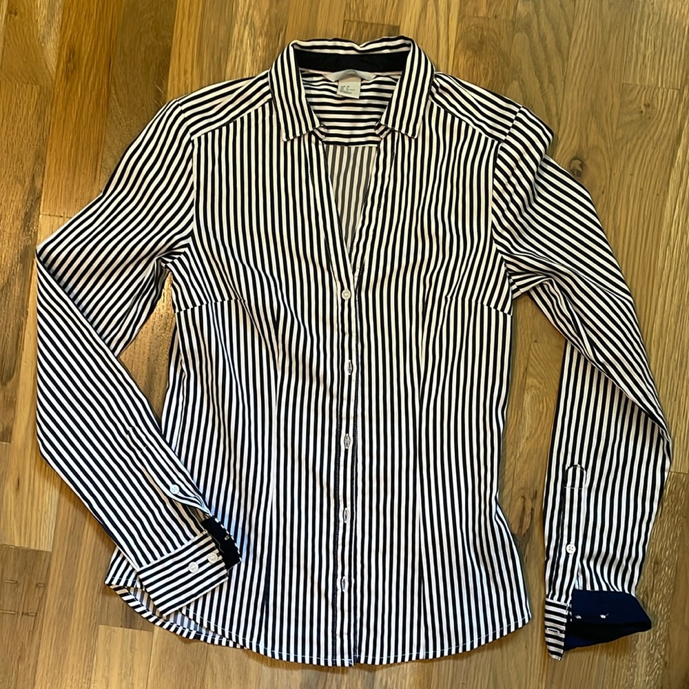 H&M Pinstriped Long Sleeve